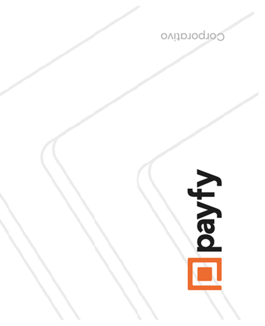 Verso do cartão corporativo payfy